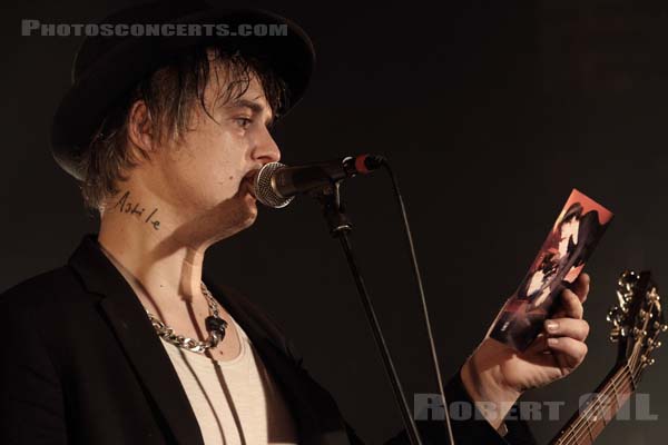 PETER DOHERTY - 2013-02-05 - PARIS - La Maroquinerie - Peter Doherty